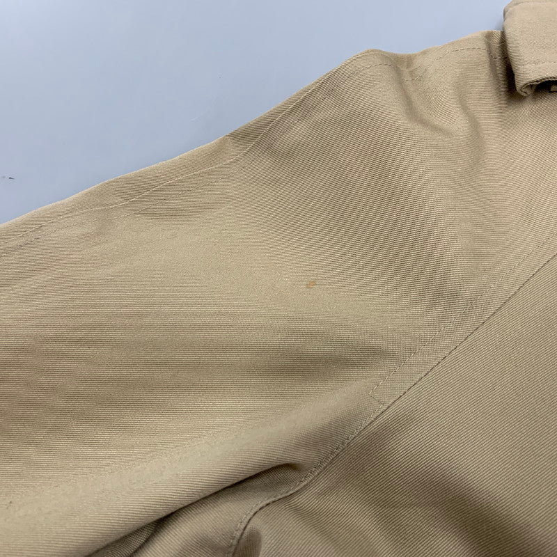 【現状渡し品】【メンズ】 ノバチェック トレンチコート アウター 141-260324-kh-10-izu サイズ：10 カラー：ベージュ 万代Net店