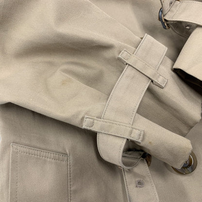 【現状渡し品】【メンズ】 ノバチェック トレンチコート アウター 141-260324-kh-10-izu サイズ：10 カラー：ベージュ 万代Net店