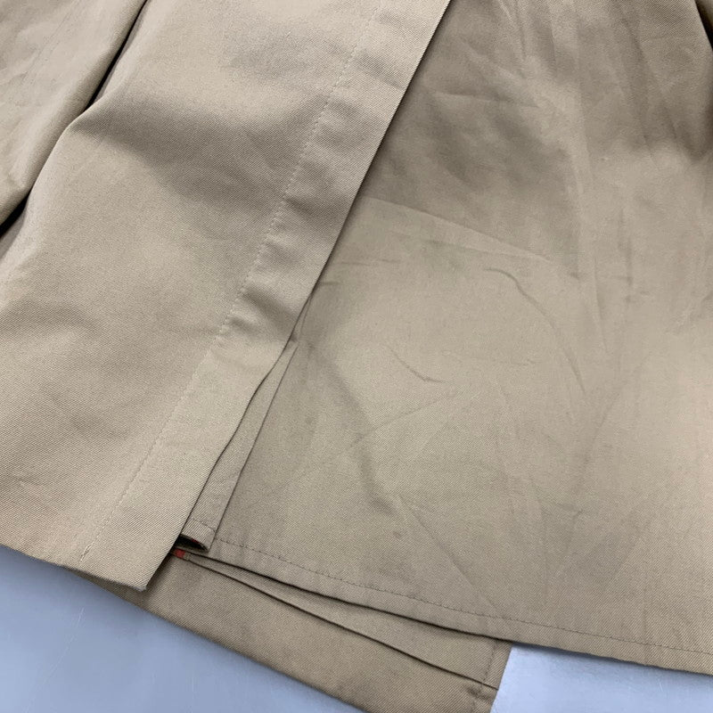 【現状渡し品】【メンズ】 ノバチェック トレンチコート アウター 141-260324-kh-10-izu サイズ：10 カラー：ベージュ 万代Net店