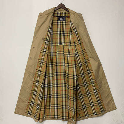 【現状渡し品】【メンズ】 ノバチェック トレンチコート アウター 141-260324-kh-10-izu サイズ：10 カラー：ベージュ 万代Net店