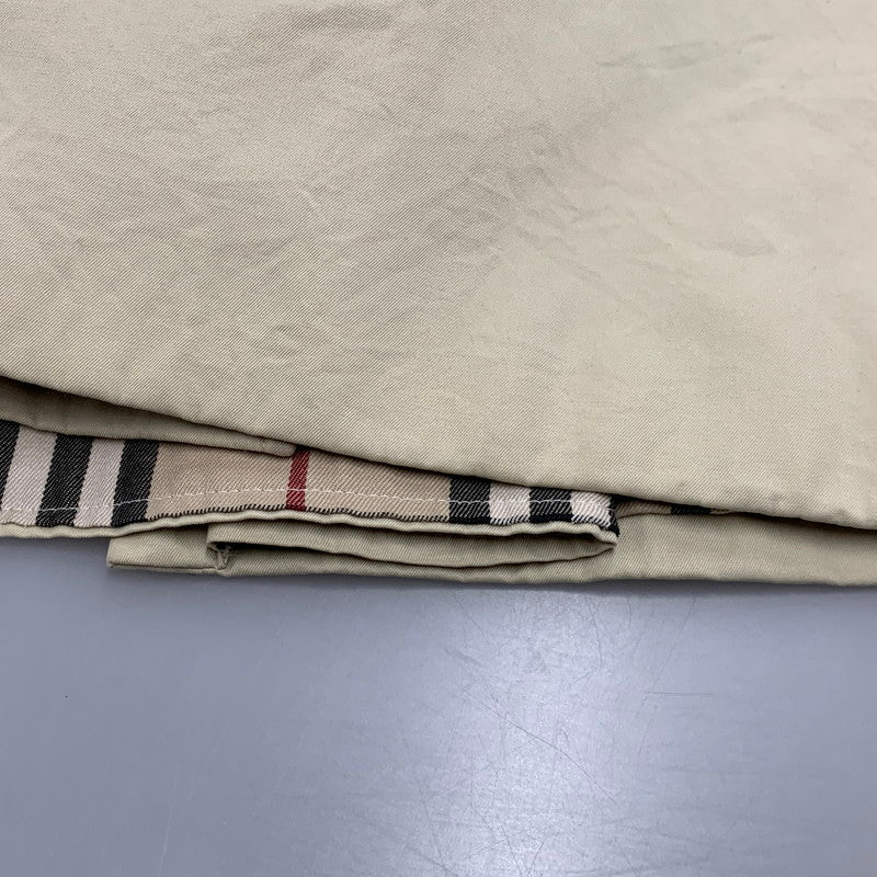 【中古品】【レディース】 BURBERRY LONDON バーバリーロンドン ノバチェック トレンチコート アウター 168-260324-kh-09-izu サイズ：10R カラー：クリーム 万代Net店