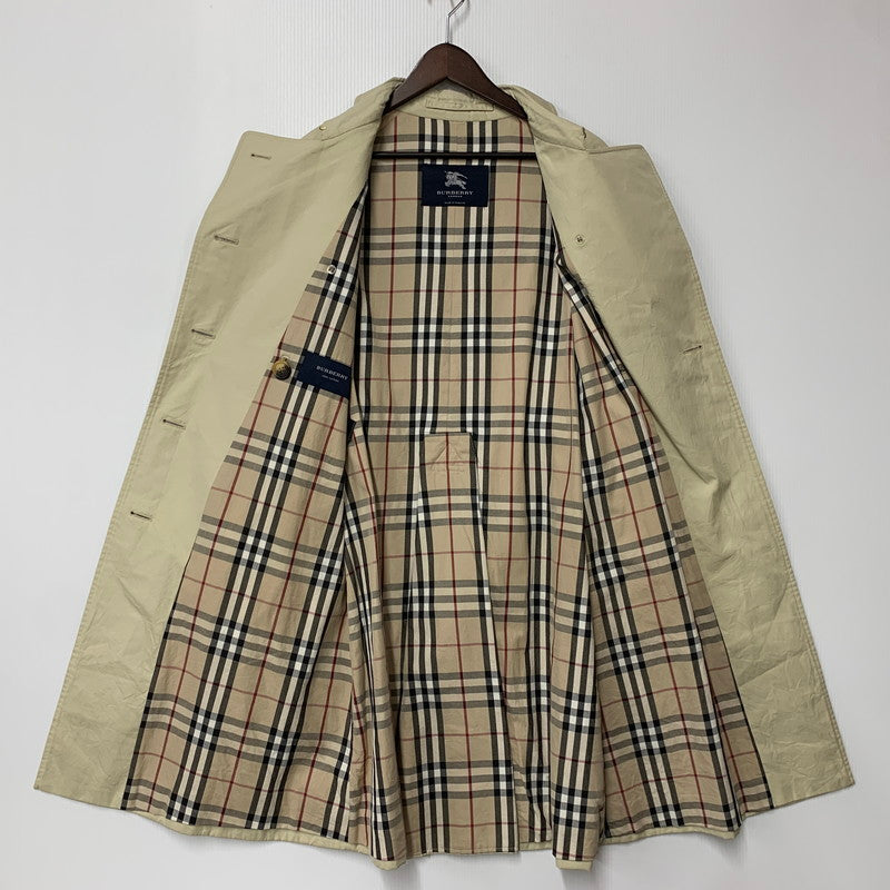【中古品】【レディース】 BURBERRY LONDON バーバリーロンドン ノバチェック トレンチコート アウター 168-260324-kh-09-izu サイズ：10R カラー：クリーム 万代Net店