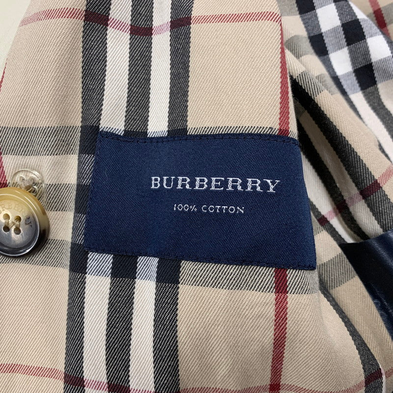 【中古品】【レディース】 BURBERRY LONDON バーバリーロンドン ノバチェック トレンチコート アウター 168-260324-kh-09-izu サイズ：10R カラー：クリーム 万代Net店