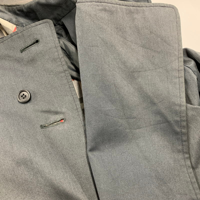 【現状渡し品】【メンズ】 TRENCH COAT トレンチコート アウター 141-260324-kh-08-izu カラー：ブラック 万代Net店