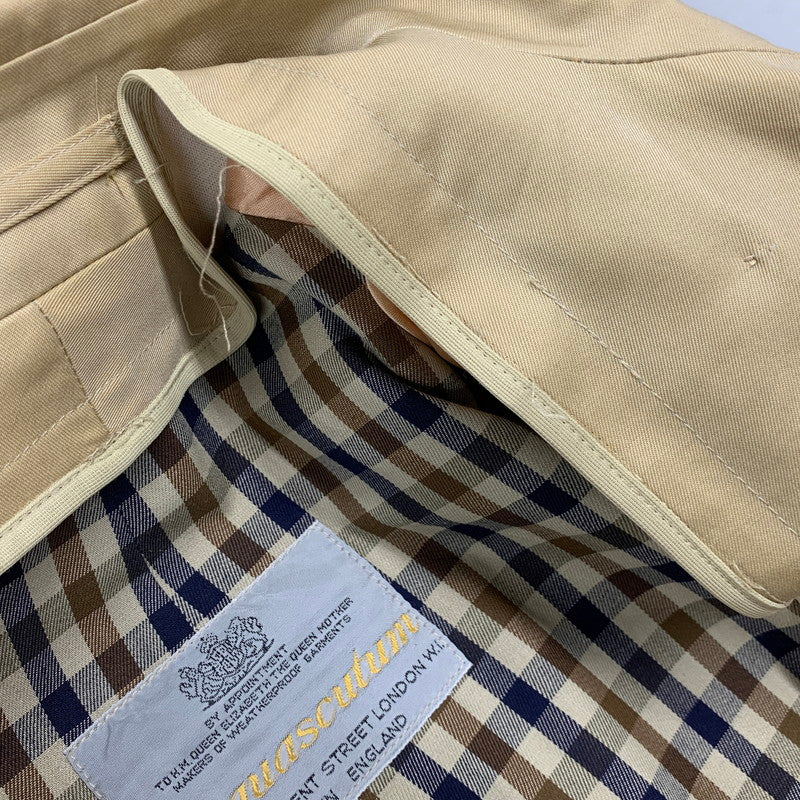 【中古品】【メンズ】 AQUA5 TRENCH COAT アクアファイブ トレンチコート アウター 141-260324-kh-11-izu カラー：ベージュ 万代Net店