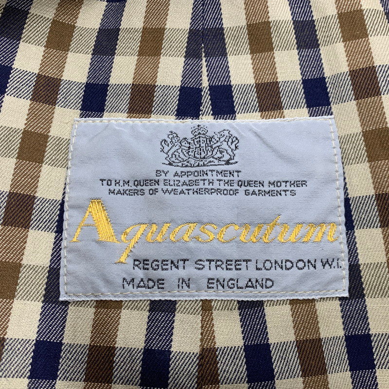 【中古品】【メンズ】 AQUA5 TRENCH COAT アクアファイブ トレンチコート アウター 141-260324-kh-11-izu カラー：ベージュ 万代Net店