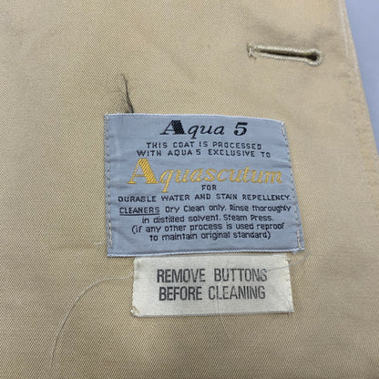 【中古品】【メンズ】 AQUA5 TRENCH COAT アクアファイブ トレンチコート アウター 141-260324-kh-11-izu カラー：ベージュ 万代Net店