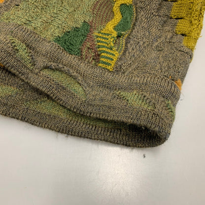 【中古品】【メンズ】 COOGI クージー 3D V-NECK KNIT SWEATER Vネック ニット セーター トップス 146-260324-kh-04-izu サイズ：L カラー：マルチ 万代Net店