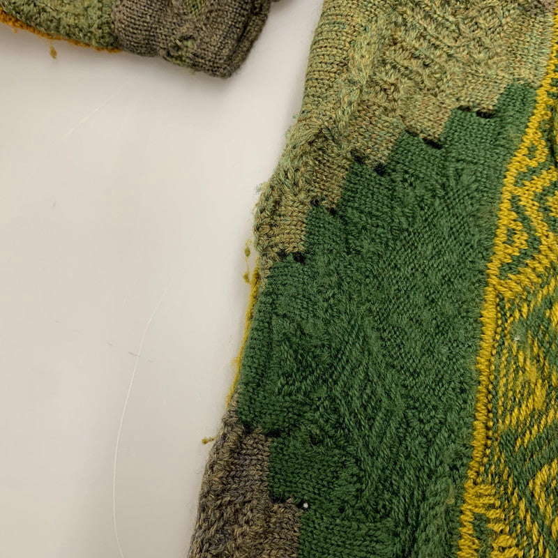 【中古品】【メンズ】 COOGI クージー 3D V-NECK KNIT SWEATER Vネック ニット セーター トップス 146-260324-kh-04-izu サイズ：L カラー：マルチ 万代Net店
