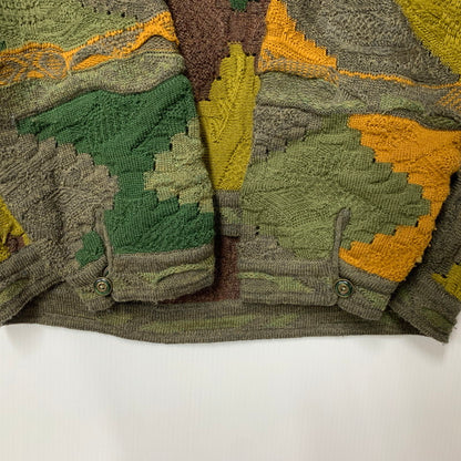 【中古品】【メンズ】 COOGI クージー 3D V-NECK KNIT SWEATER Vネック ニット セーター トップス 146-260324-kh-04-izu サイズ：L カラー：マルチ 万代Net店