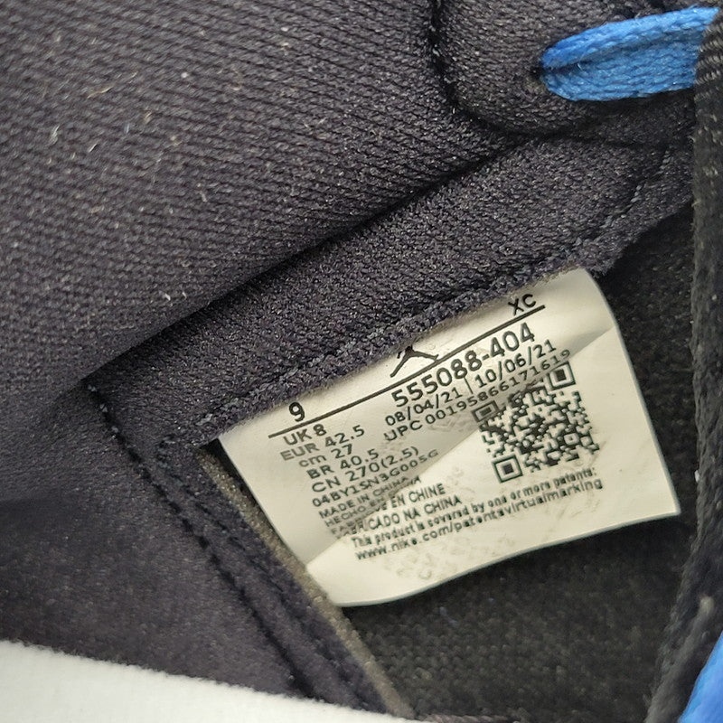 【中古美品】【メンズ】 555088-404 AIR JORDAN エア ジョーダン 1 RETRO レトロ HIGH ハイ OG オージー スニーカー シューズ 靴 160-260324-ya-09-izu サイズ：27cm カラー：DARK MARINA BLUE 万代Net店