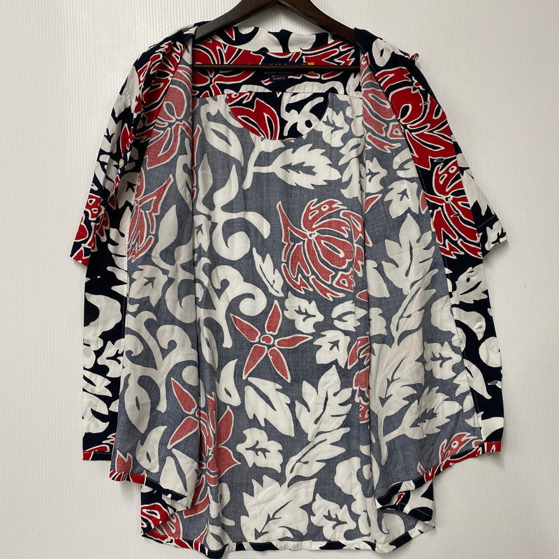 【中古品】【メンズ】 IT03945310963 OPEN COLLAR ALOHA SHIRT オープンカラー アロハ シャツ トップス 半袖 147-260325-cs-05-izu サイズ：L カラー：マルチ 万代Net店
