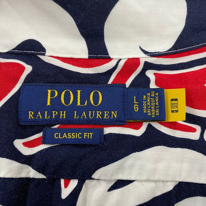 【中古品】【メンズ】 IT03945310963 OPEN COLLAR ALOHA SHIRT オープンカラー アロハ シャツ トップス 半袖 147-260325-cs-05-izu サイズ：L カラー：マルチ 万代Net店