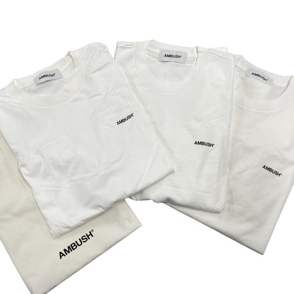 【中古品】【メンズ】 12112896 LOGO SS TEE ロゴ ショートスリーブ ティー トップス 半袖 142-260325-cs-01-izu サイズ：L カラー：ホワイト 万代Net店