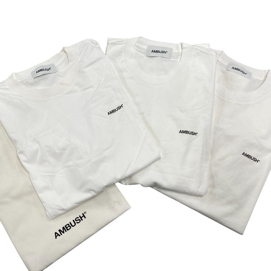 【中古品】【メンズ】 12112896 LOGO SS TEE ロゴ ショートスリーブ ティー トップス 半袖 142-260325-cs-01-izu サイズ：L カラー：ホワイト 万代Net店