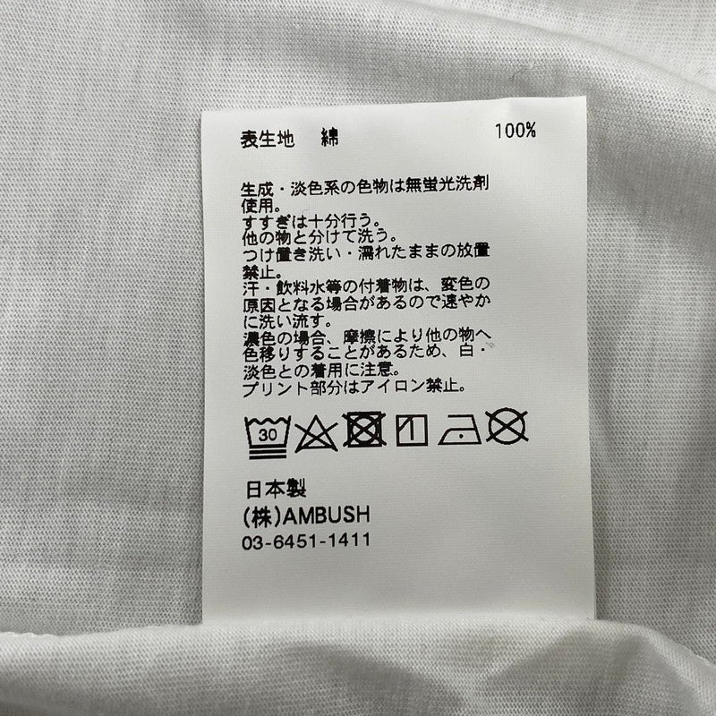【中古品】【メンズ】 12112896 LOGO SS TEE ロゴ ショートスリーブ ティー トップス 半袖 142-260325-cs-01-izu サイズ：L カラー：ホワイト 万代Net店