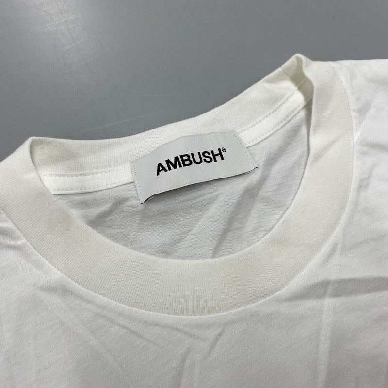 【中古品】【メンズ】 12112896 LOGO SS TEE ロゴ ショートスリーブ ティー トップス 半袖 142-260325-cs-01-izu サイズ：L カラー：ホワイト 万代Net店