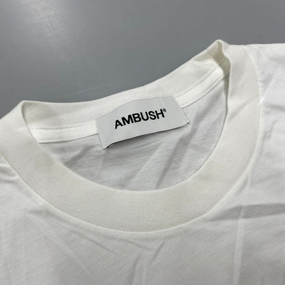 【中古品】【メンズ】 12112896 LOGO SS TEE ロゴ ショートスリーブ ティー トップス 半袖 142-260325-cs-01-izu サイズ：L カラー：ホワイト 万代Net店