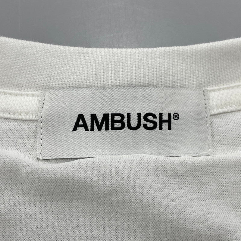 【中古品】【メンズ】 12112896 LOGO SS TEE ロゴ ショートスリーブ ティー トップス 半袖 142-260325-cs-01-izu サイズ：L カラー：ホワイト 万代Net店