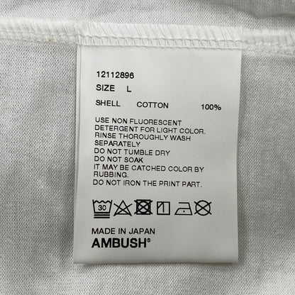 【中古品】【メンズ】 12112896 LOGO SS TEE ロゴ ショートスリーブ ティー トップス 半袖 142-260325-cs-01-izu サイズ：L カラー：ホワイト 万代Net店