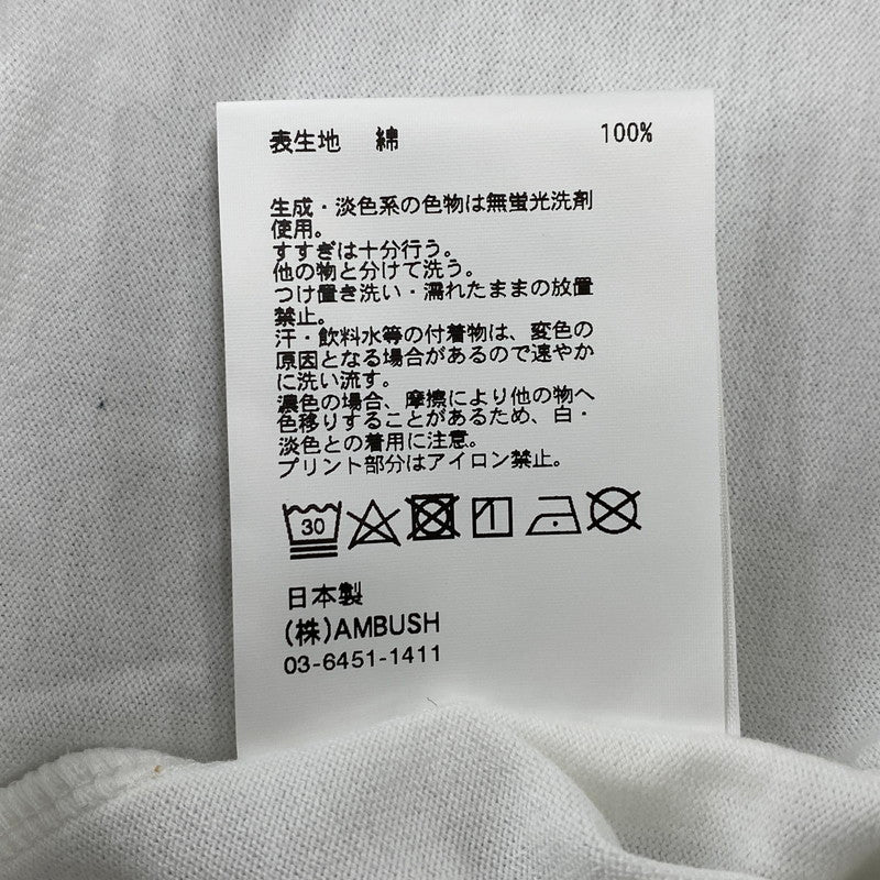 【中古品】【メンズ】 12112896 LOGO SS TEE ロゴ ショートスリーブ ティー トップス 半袖 142-260325-cs-01-izu サイズ：L カラー：ホワイト 万代Net店