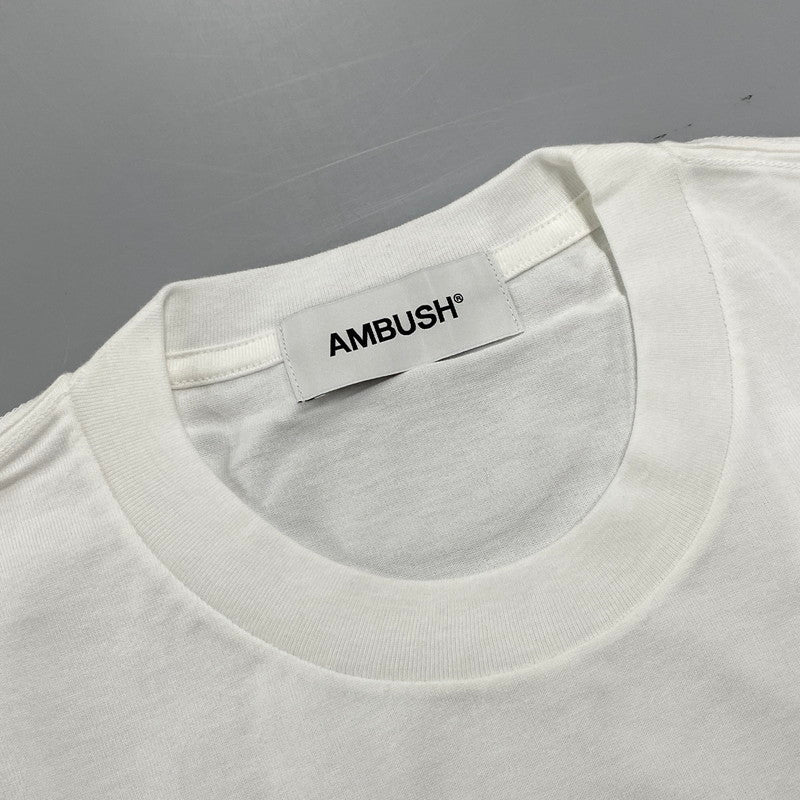 【中古品】【メンズ】 12112896 LOGO SS TEE ロゴ ショートスリーブ ティー トップス 半袖 142-260325-cs-01-izu サイズ：L カラー：ホワイト 万代Net店
