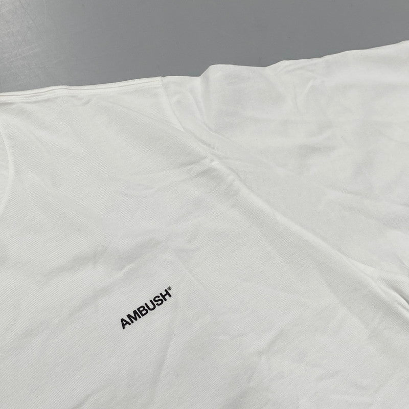 【中古品】【メンズ】 12112896 LOGO SS TEE ロゴ ショートスリーブ ティー トップス 半袖 142-260325-cs-01-izu サイズ：L カラー：ホワイト 万代Net店