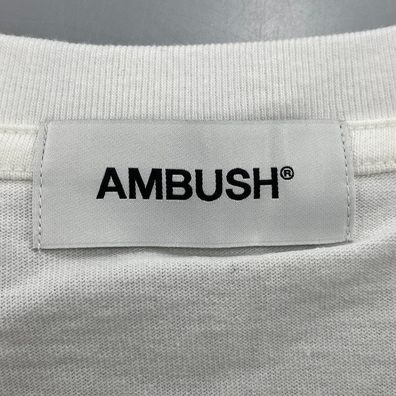 【中古品】【メンズ】 12112896 LOGO SS TEE ロゴ ショートスリーブ ティー トップス 半袖 142-260325-cs-01-izu サイズ：L カラー：ホワイト 万代Net店