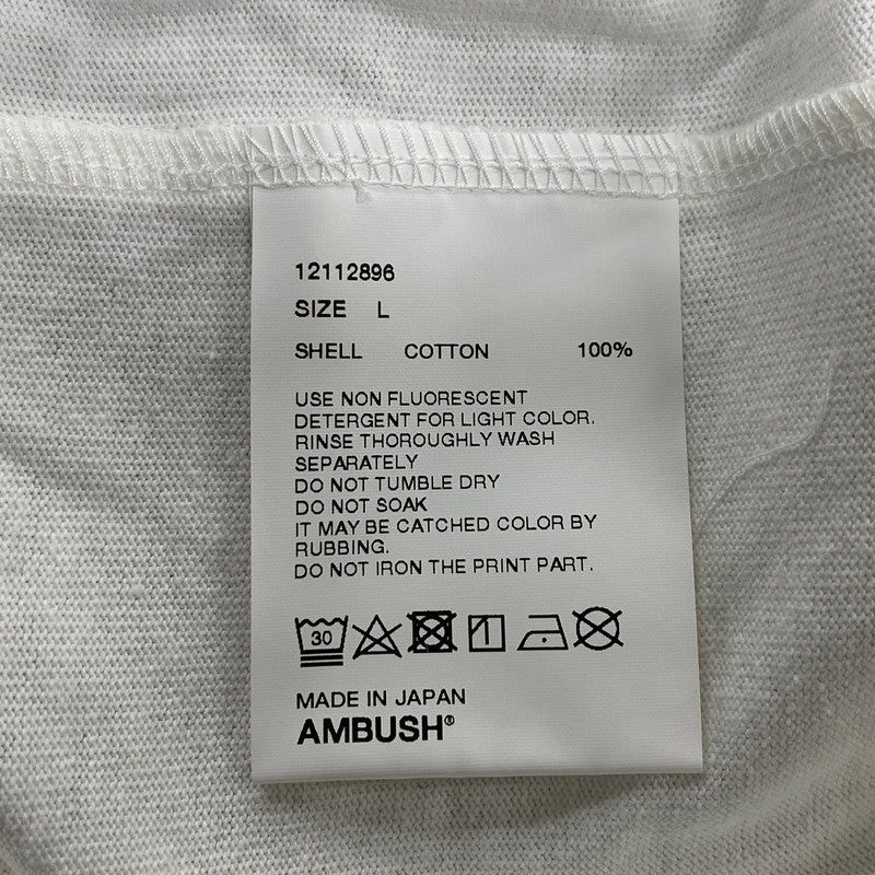 【中古品】【メンズ】 12112896 LOGO SS TEE ロゴ ショートスリーブ ティー トップス 半袖 142-260325-cs-01-izu サイズ：L カラー：ホワイト 万代Net店