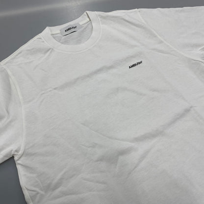 【中古品】【メンズ】 12112896 LOGO SS TEE ロゴ ショートスリーブ ティー トップス 半袖 142-260325-cs-01-izu サイズ：L カラー：ホワイト 万代Net店