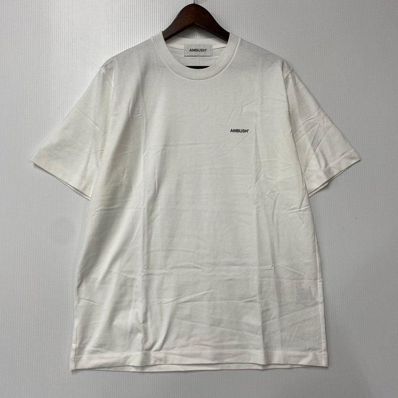 【中古品】【メンズ】 12112896 LOGO SS TEE ロゴ ショートスリーブ ティー トップス 半袖 142-260325-cs-01-izu サイズ：L カラー：ホワイト 万代Net店