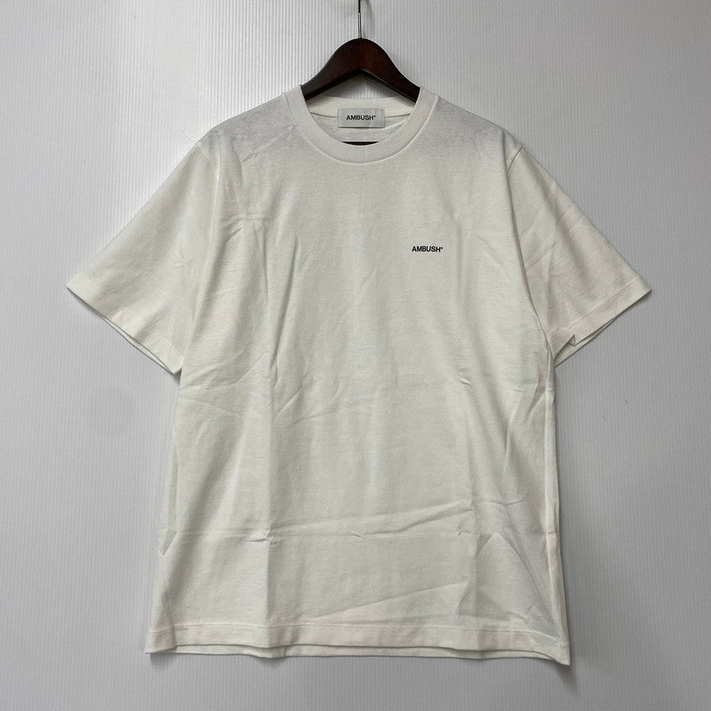 【中古品】【メンズ】 12112896 LOGO SS TEE ロゴ ショートスリーブ ティー トップス 半袖 142-260325-cs-01-izu サイズ：L カラー：ホワイト 万代Net店