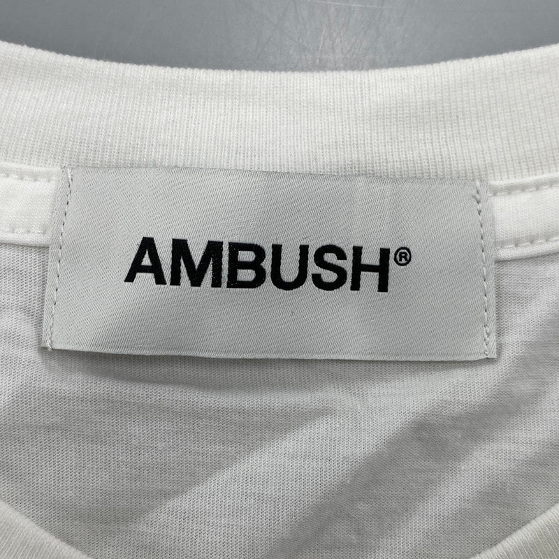 【中古品】【メンズ】 12112896 LOGO SS TEE ロゴ ショートスリーブ ティー トップス 半袖 142-260325-cs-01-izu サイズ：L カラー：ホワイト 万代Net店