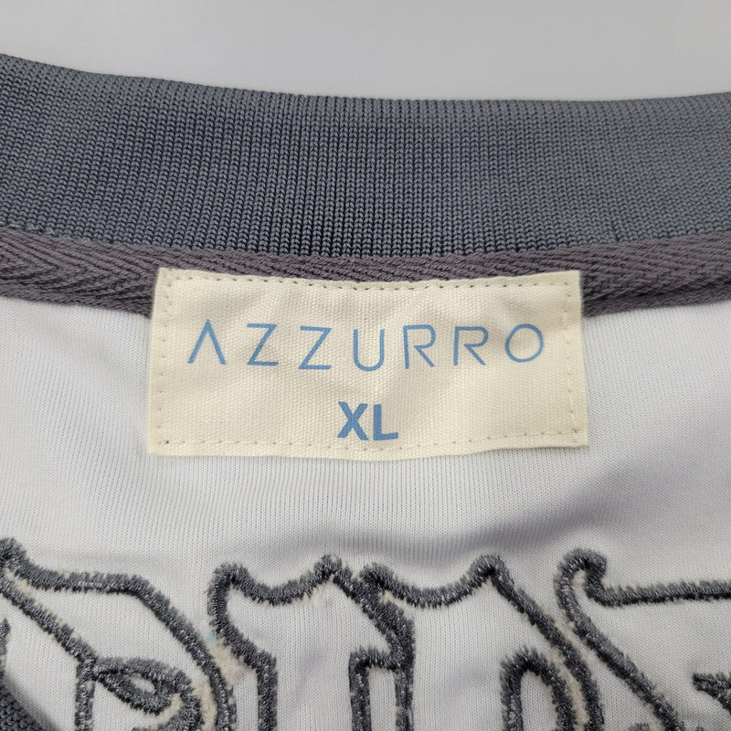 【中古品】【メンズ】 AZZURRO アズーロ TRIBAL COMO MESH FOOTBALL SS SHIRT トライバル コモ メッシュ フットボール ショートスリーブ シャツ 142-260331-cs-05-izu サイズ：XL カラー：ブラック 万代Net店