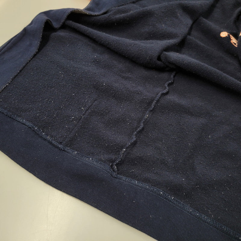 【中古品】【メンズ】 OLD VANS オールド バンズ 90-00S ZIP UP HOODED SWEATSHIRT ジップ アップ フーデッド スウェットシャツ トップス 長袖 146-260331-cs-25-izu サイズ：L カラー：ネイビー×オレンジ 万代Net店
