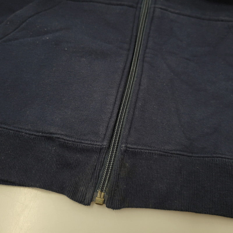 【中古品】【メンズ】 OLD VANS オールド バンズ 90-00S ZIP UP HOODED SWEATSHIRT ジップ アップ フーデッド スウェットシャツ トップス 長袖 146-260331-cs-25-izu サイズ：L カラー：ネイビー×オレンジ 万代Net店