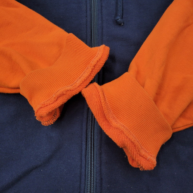 【中古品】【メンズ】 OLD VANS オールド バンズ 90-00S ZIP UP HOODED SWEATSHIRT ジップ アップ フーデッド スウェットシャツ トップス 長袖 146-260331-cs-25-izu サイズ：L カラー：ネイビー×オレンジ 万代Net店