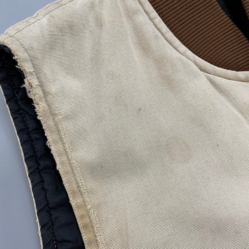 【現状渡し品】【メンズ】 QUILTING LINER DUCK VEST キルティング ライナー ダック ベスト トップス 146-260326-kh-12-izu カラー：ベージュ 万代Net店