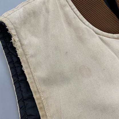 【現状渡し品】【メンズ】 QUILTING LINER DUCK VEST キルティング ライナー ダック ベスト トップス 146-260326-kh-12-izu カラー：ベージュ 万代Net店