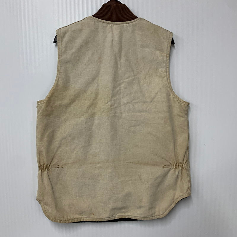 【現状渡し品】【メンズ】 QUILTING LINER DUCK VEST キルティング ライナー ダック ベスト トップス 146-260326-kh-12-izu カラー：ベージュ 万代Net店