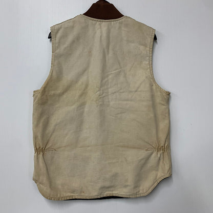 【現状渡し品】【メンズ】 QUILTING LINER DUCK VEST キルティング ライナー ダック ベスト トップス 146-260326-kh-12-izu カラー：ベージュ 万代Net店