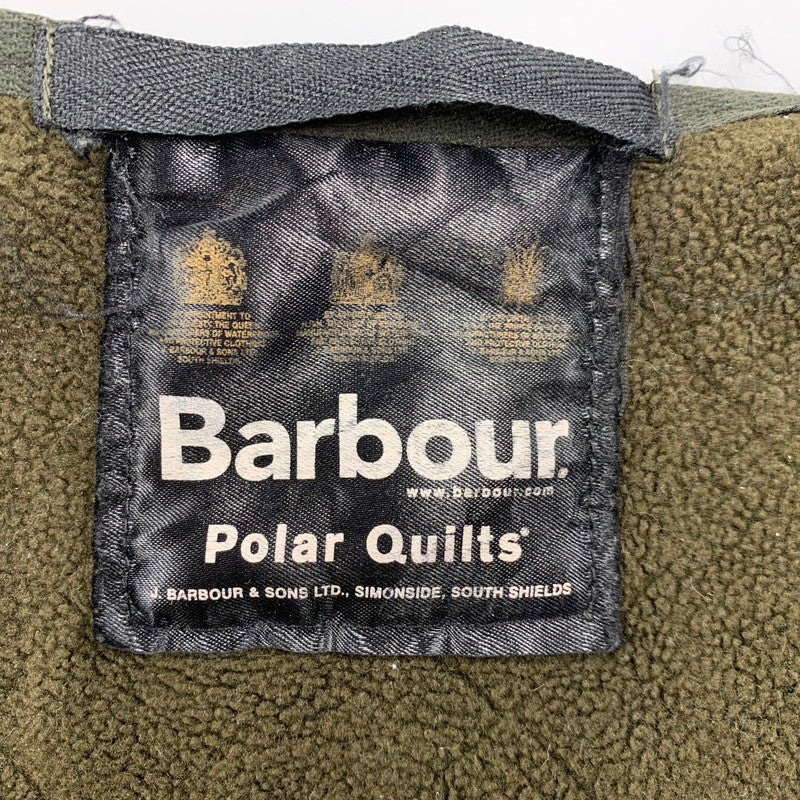 【中古品】【メンズ】 POLAR QUILTS REVERSIBLE QUILTING VEST ポーラー キルト キルティング ベスト トップス 144-260326-kh-09-izu サイズ：EX LARGE カラー：カーキ 万代Net店