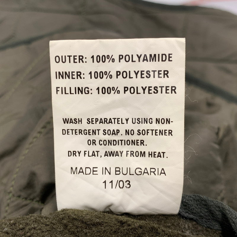 【中古品】【メンズ】 POLAR QUILTS REVERSIBLE QUILTING VEST ポーラー キルト キルティング ベスト トップス 144-260326-kh-09-izu サイズ：EX LARGE カラー：カーキ 万代Net店