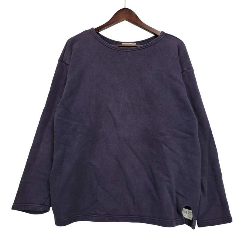 【中古品】【メンズ】 無地 SWEAT SHIRT スウェット シャツ トップス 長袖 145-260331-cs-07-izu サイズ：42 カラー：ネイビー 万代Net店