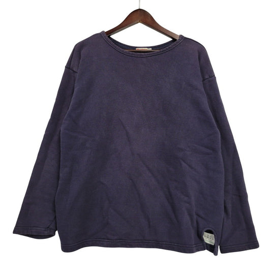 【中古品】【メンズ】 無地 SWEAT SHIRT スウェット シャツ トップス 長袖 145-260331-cs-07-izu サイズ：42 カラー：ネイビー 万代Net店