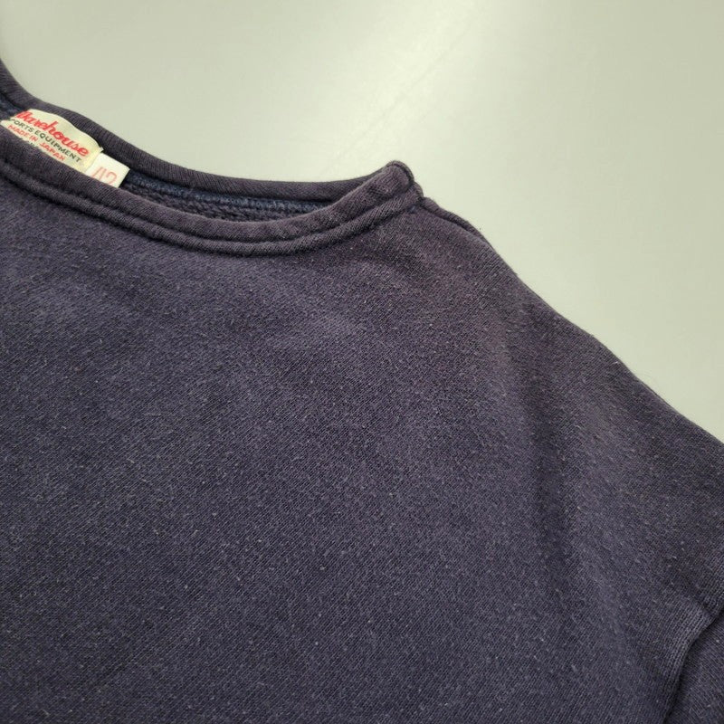 【中古品】【メンズ】 無地 SWEAT SHIRT スウェット シャツ トップス 長袖 145-260331-cs-07-izu サイズ：42 カラー：ネイビー 万代Net店