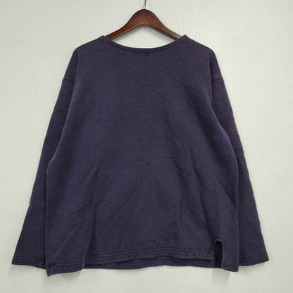 【中古品】【メンズ】 無地 SWEAT SHIRT スウェット シャツ トップス 長袖 145-260331-cs-07-izu サイズ：42 カラー：ネイビー 万代Net店