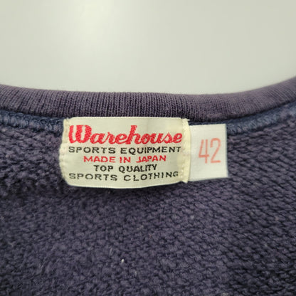 【中古品】【メンズ】 無地 SWEAT SHIRT スウェット シャツ トップス 長袖 145-260331-cs-07-izu サイズ：42 カラー：ネイビー 万代Net店