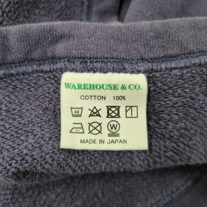 【中古品】【メンズ】 無地 SWEAT SHIRT スウェット シャツ トップス 長袖 145-260331-cs-07-izu サイズ：42 カラー：ネイビー 万代Net店