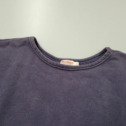 【中古品】【メンズ】 無地 SWEAT SHIRT スウェット シャツ トップス 長袖 145-260331-cs-07-izu サイズ：42 カラー：ネイビー 万代Net店
